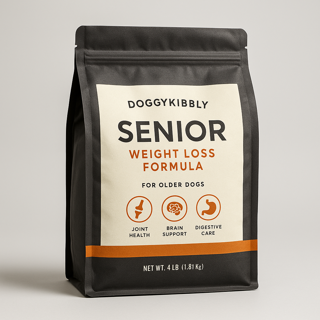 DoggyKibbly Senior Weight Loss bag