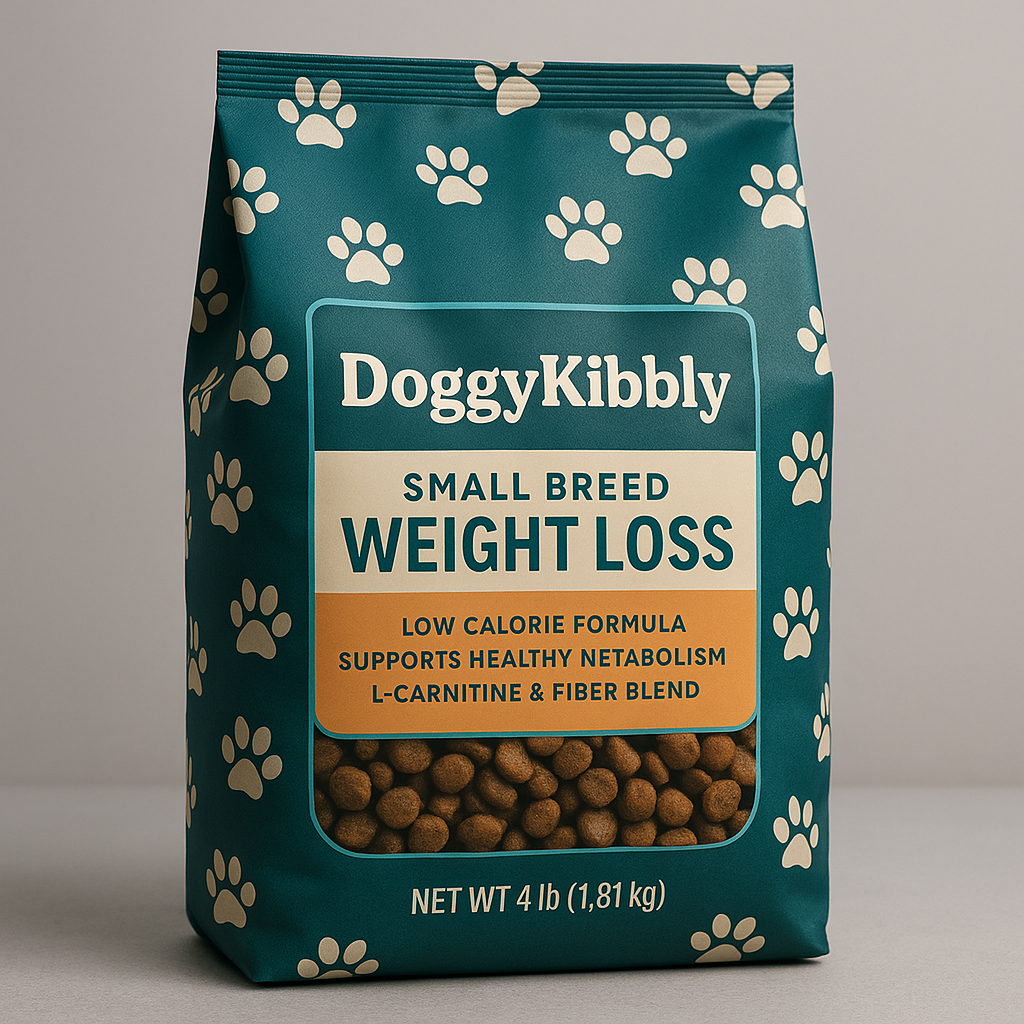 DoggyKibbly Small Breed Weight Loss bag